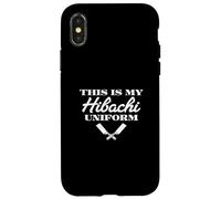 C'est Mon Uniforme Hibachi Teppanyaki Japanese Hibachi Chef Coque pour iPhone X/XS