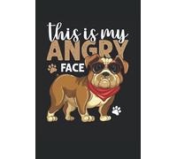 C'est mon visage en colère: Carnet de notes ligné Journal ToDo Exercise Book ou journal intime avec 120 pages