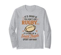 C'est Normal si Vous n'aimez Pas Le Rugby, C'est Un Genre de Gens intelligents Manche Longue