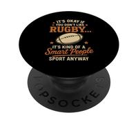 C'est Normal si Vous n'aimez Pas Le Rugby, C'est Un Genre de Gens intelligents PopSockets PopGrip Adhésif