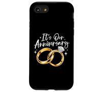 C'est Notre Anniversaire de Mariage, Couple, épouse, Mari Assorti Coque pour iPhone SE (2020) / 7/8