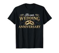 C'est Notre Anniversaire de Mariage Joyeux Mariage, Nous venons de Nous marier T-Shirt