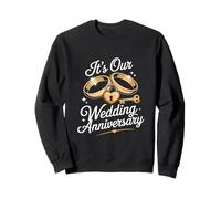 C'est Notre Anniversaire de Mariage pour Mari, Femme et Couples Sweatshirt