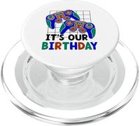 C'est Notre Anniversaire, Une Jolie jumelle célèbre des Jumeaux PopSockets PopGrip pour MagSafe