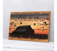 C'est nous, notre vie, notre histoire, notre maison, art mural sur toile du fermier
