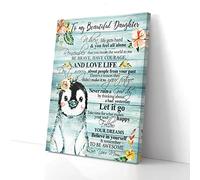 C'est nous, notre vie, notre histoire, notre maison, art mural sur toile Penguin Love