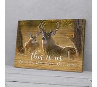 C'est nous, notre vie, notre histoire, notre maison, Buck and Doe Love, toile murale