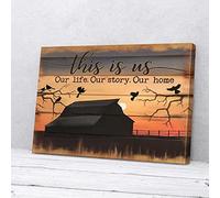 C'est nous, notre vie, notre histoire, notre maison, toile murale Cardinal