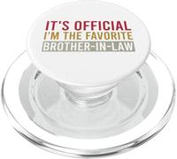 C'est Officiel I'm The Favorite Brother-in-Law Vintage PopSockets PopGrip pour MagSafe