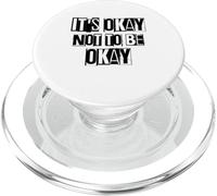 C'est OK DE NE Pas ÊTRE OK : Grand Graphique CONÇU Blanc PopSockets PopGrip pour MagSafe