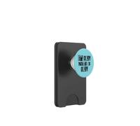 C'est OK DE NE Pas ÊTRE OK : Grand Graphique CONÇU Noir PopSockets PopWallet pour MagSafe