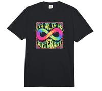 C'est OK d'être différent | Autism Infinity - Groovy Melting Comfort Colors Adult Heavyweight T-Shirt