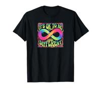 C'est OK d'être différent | Autism Infinity - Groovy Melting T-Shirt