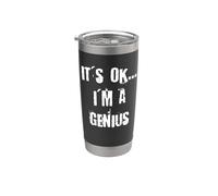 C'est OK, je suis un génie Gobelet isotherme en acier inoxydable double paroi