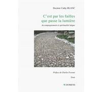 C'est par les failles que passe la lumiere Accompagnement et spiritualité laïque - Cathy BLANC Docteur - Domens Eds Pezenas - broché - Essai