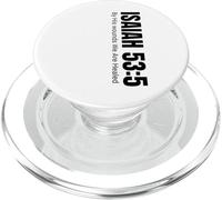 C'est par Ses blessures Que Nous Sommes guéris Ésaïe 53:5 PopSockets PopGrip pour MagSafe
