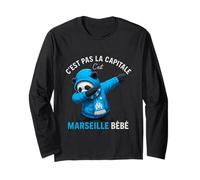 C'est Pas la Capital C'est Marseille bébé Cadeau Marseillais Manche Longue