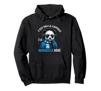 C'est Pas la Capital C'est Marseille bébé Cadeau Marseillais Sweat à Capuche