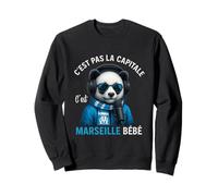 C'est Pas la Capital C'est Marseille bébé Cadeau Marseillais Sweatshirt