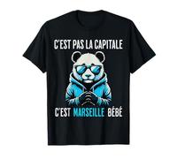 C'est pas la capitale c'est marseille bébé Marseillais fan T-Shirt
