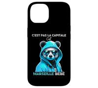 C'est pas la capitale c'est marseille bébé marseille fan Coque pour iPhone 14