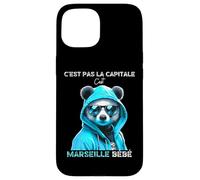 C'est pas la capitale c'est marseille bébé marseille fan Coque pour iPhone 15
