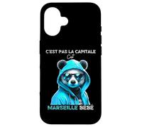 C'est pas la capitale c'est marseille bébé marseille fan Coque pour iPhone 16