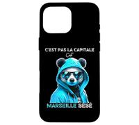 C'est pas la capitale c'est marseille bébé marseille fan Coque pour iPhone 16 Pro Max