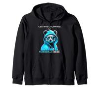 C'est pas la capitale c'est marseille bébé marseille fan Sweat à Capuche