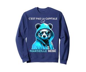 C'est Pas la Capitale C'est Marseille bébé Marseille Fan Sweatshirt