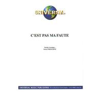 C'EST PAS MA FAUTE (partition)