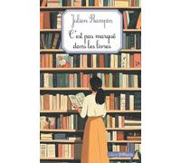 C'est pas marqué dans les livres