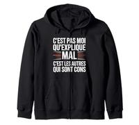 C'est Pas Moi Qui Explique Mal C'est Les Autres Humour Sweat à Capuche