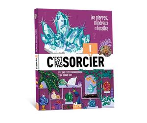 C'est pas sorcier -Pierres mineraux et fossiles - Eric Mathivet - Deux Coqs D'or - cartonné - Document jeunesse