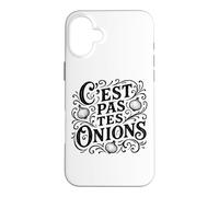 C'est Pas tes oignons français pour Rien de Vos Affaires Coque pour iPhone 16 Plus