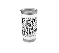C'est pas tes oignons français pour rien de vos affaires Gobelet isotherme en acier inoxydable double paroi
