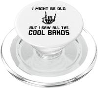 C'est Peut-être Vieux, mais J'Ai vu Tous Les Groupes Cool, du Rock drôle sur Une Blague PopSockets PopGrip pour MagSafe