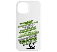 C'est pour ça Que Je vis pour Le Football Coque pour iPhone 14