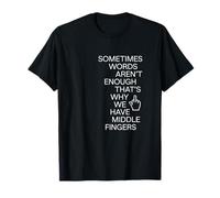 C'est Pourquoi Nous Avons des Doigts du Milieu drôles T-Shirt