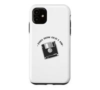 C'est Quel âge J'Ai Diskette Retrospecter Module Coque pour iPhone 11