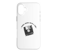 C'est Quel âge J'Ai Diskette Retrospecter Module Coque pour iPhone 16 Plus