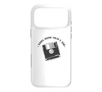 C'est Quel âge J'Ai Diskette Retrospecter Module Coque pour iPhone 17 Pro Max
