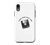 C'est Quel âge J'Ai Diskette Retrospecter Module Coque pour iPhone XR