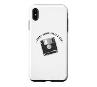 C'est Quel âge J'Ai Diskette Retrospecter Module Coque pour iPhone XS Max