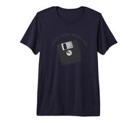 C'est Quel âge J'Ai Diskette Retrospecter Module T-Shirt Haut de Gamme