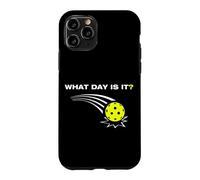 C'est Quel Jour ? Joueur de Pickleball drôle Coque pour iPhone 11 Pro