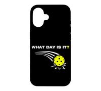 C'est Quel Jour ? Joueur de Pickleball drôle Coque pour iPhone 16
