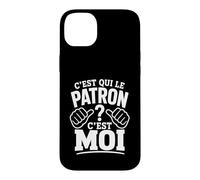 C'est Qui Le Patron? C'est Moi ! Humour Chef Boss Patron Coque pour iPhone 14 Plus