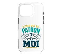 C'est Qui Le Patron? C'est Moi ! Humour Chef Boss Patron Coque pour iPhone 16 Pro