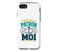 C'est Qui Le Patron? C'est Moi ! Humour Chef Boss Patron Coque pour iPhone SE (2020) / 7/8